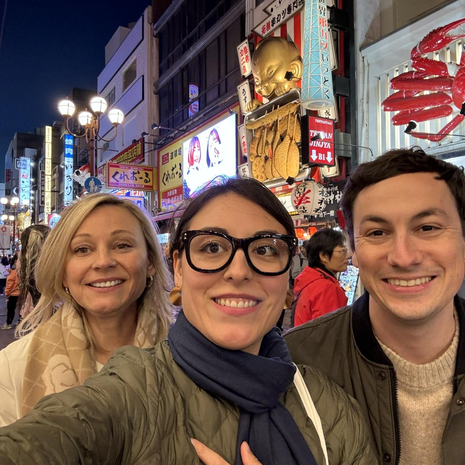 With Monica in Osaka