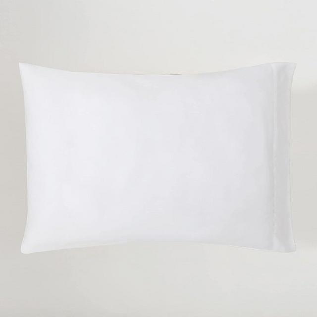 SIJO AiryWeight Tencel Pillowcases Set, 100% Lyocell derived from Eucalyptus, 2-Pack, Temperature Regulating, Cooling, Hypoallergenic, Moisture Wicking, Silky Soft (Snow, Standard)
