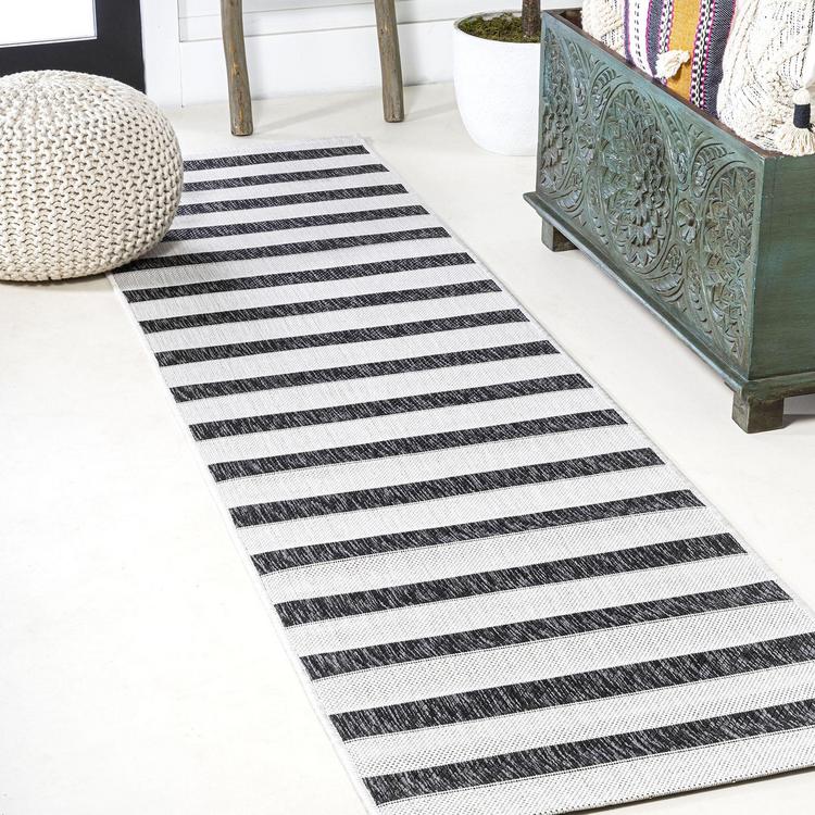 Aveiro Wide Stripe Indoor/Outdoor Runner Rug