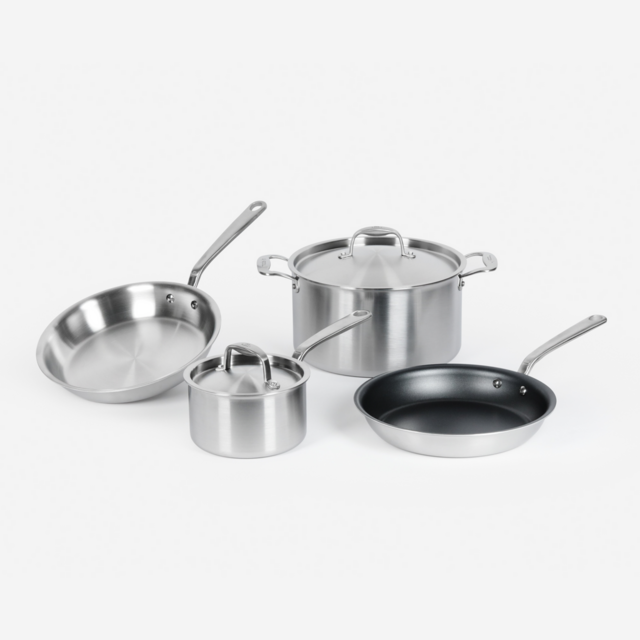 Made In 6 Piece Stainless Pan Set