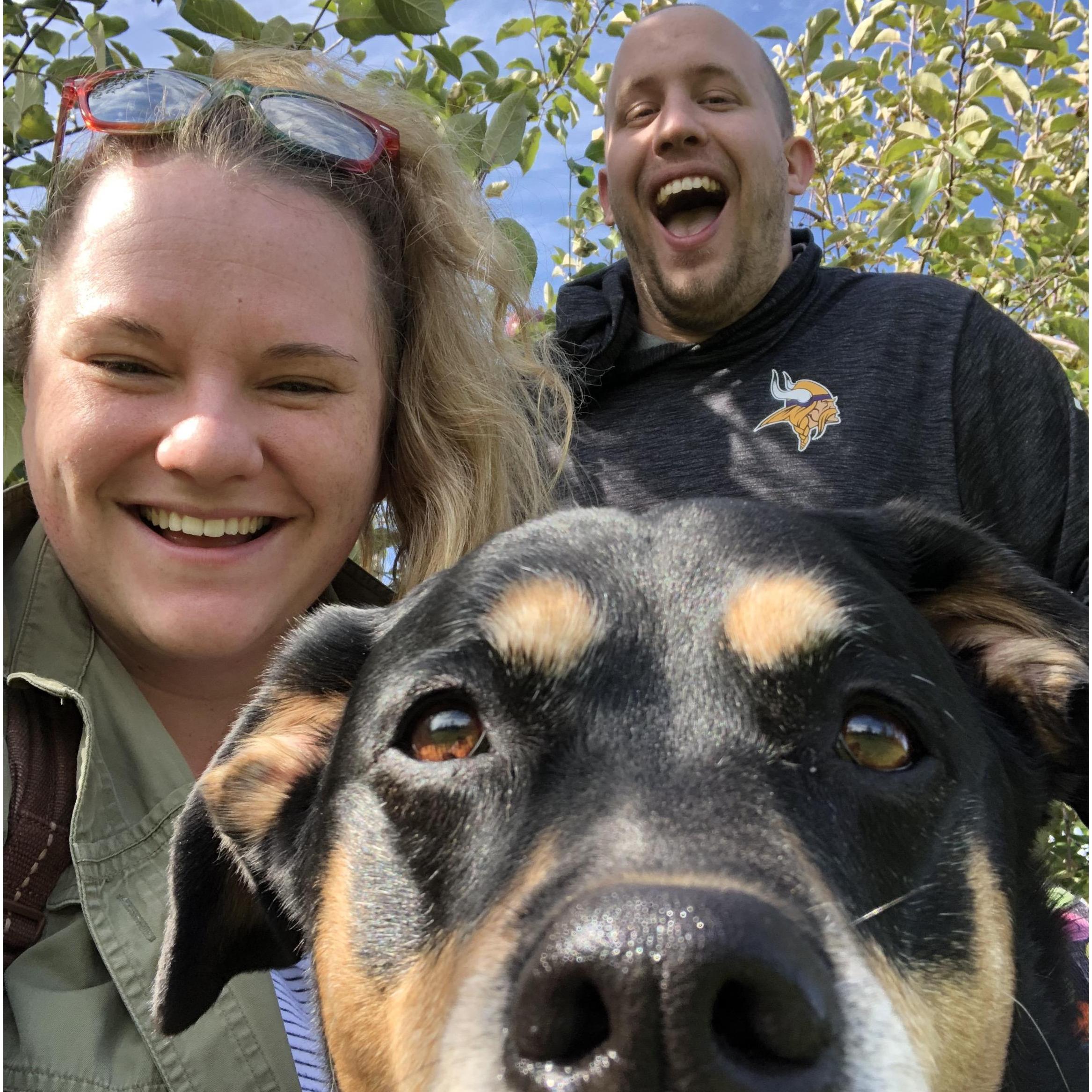 At the apple orchard! October 2019
