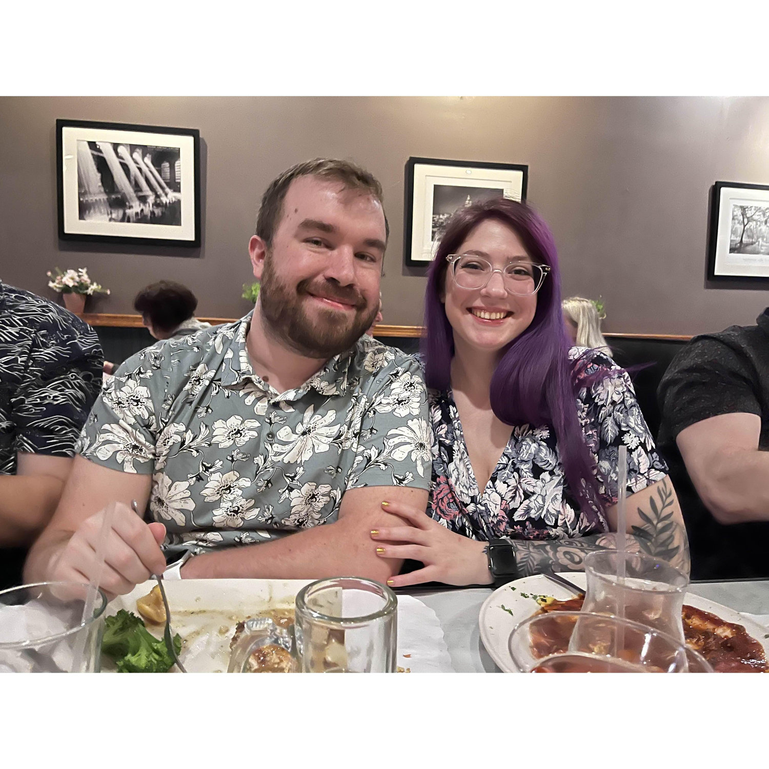 Dinner before our friend Kev and Arden's wedding