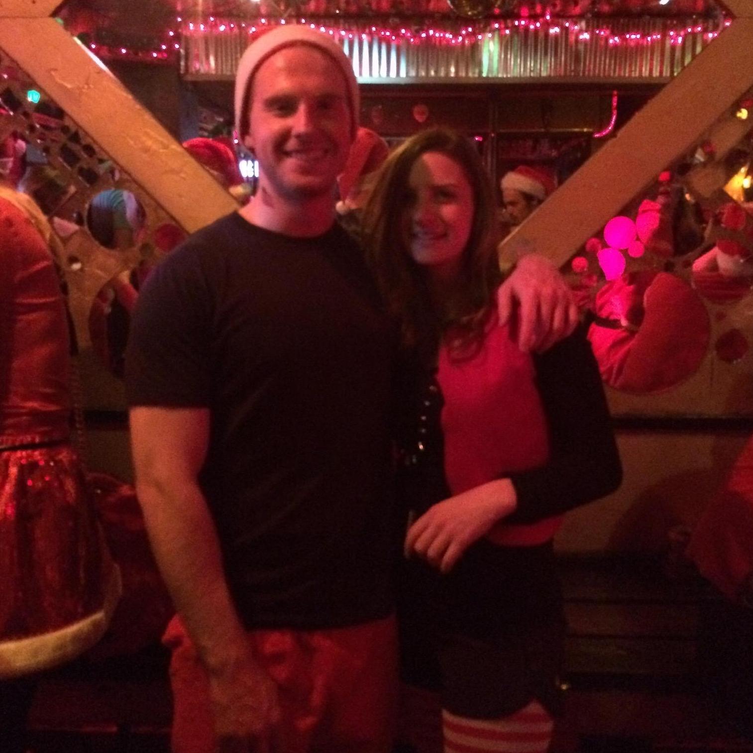 SantaCon 2013 - the day that Chris called Danielle his girlfriend