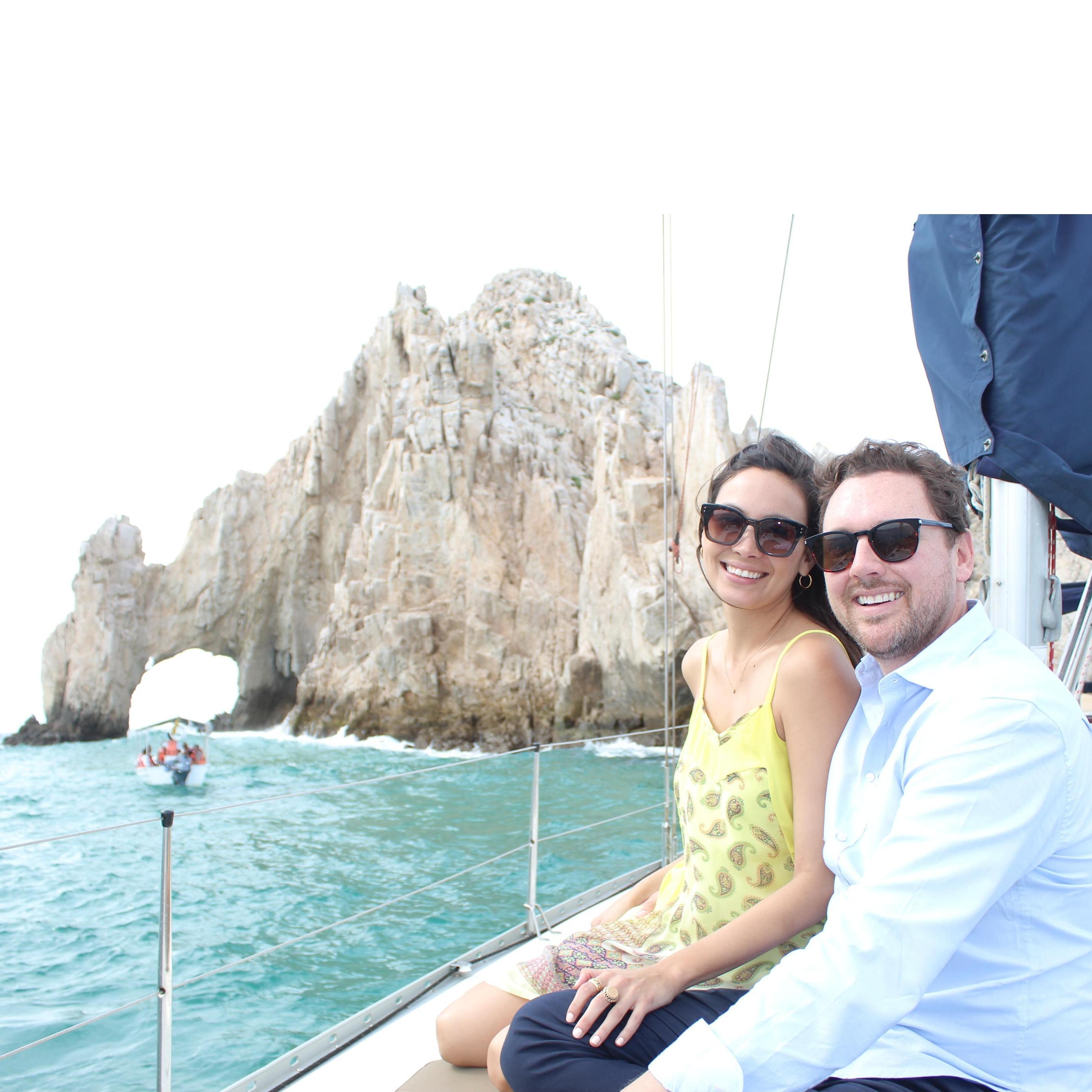 Our first trip together to one of Greg's favorite places "Los Cabos", don't worry we didn't fall in the water