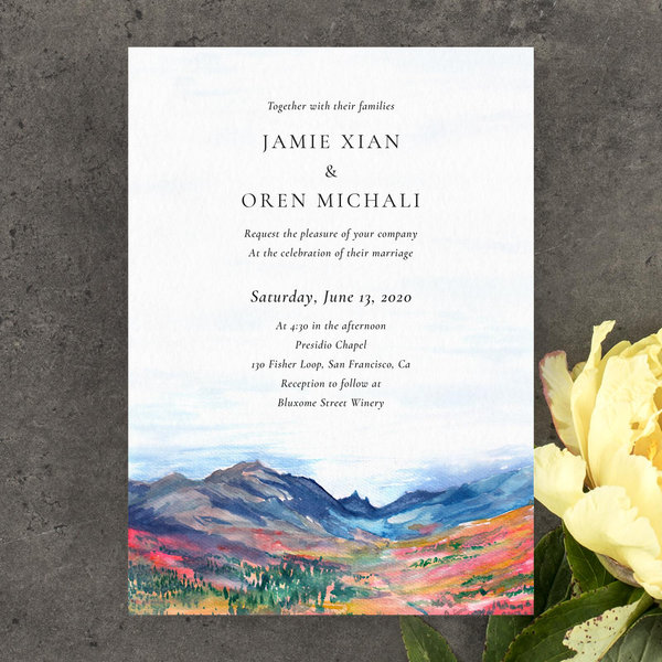 Zola Wedding Invitations - Deepcreek Spring