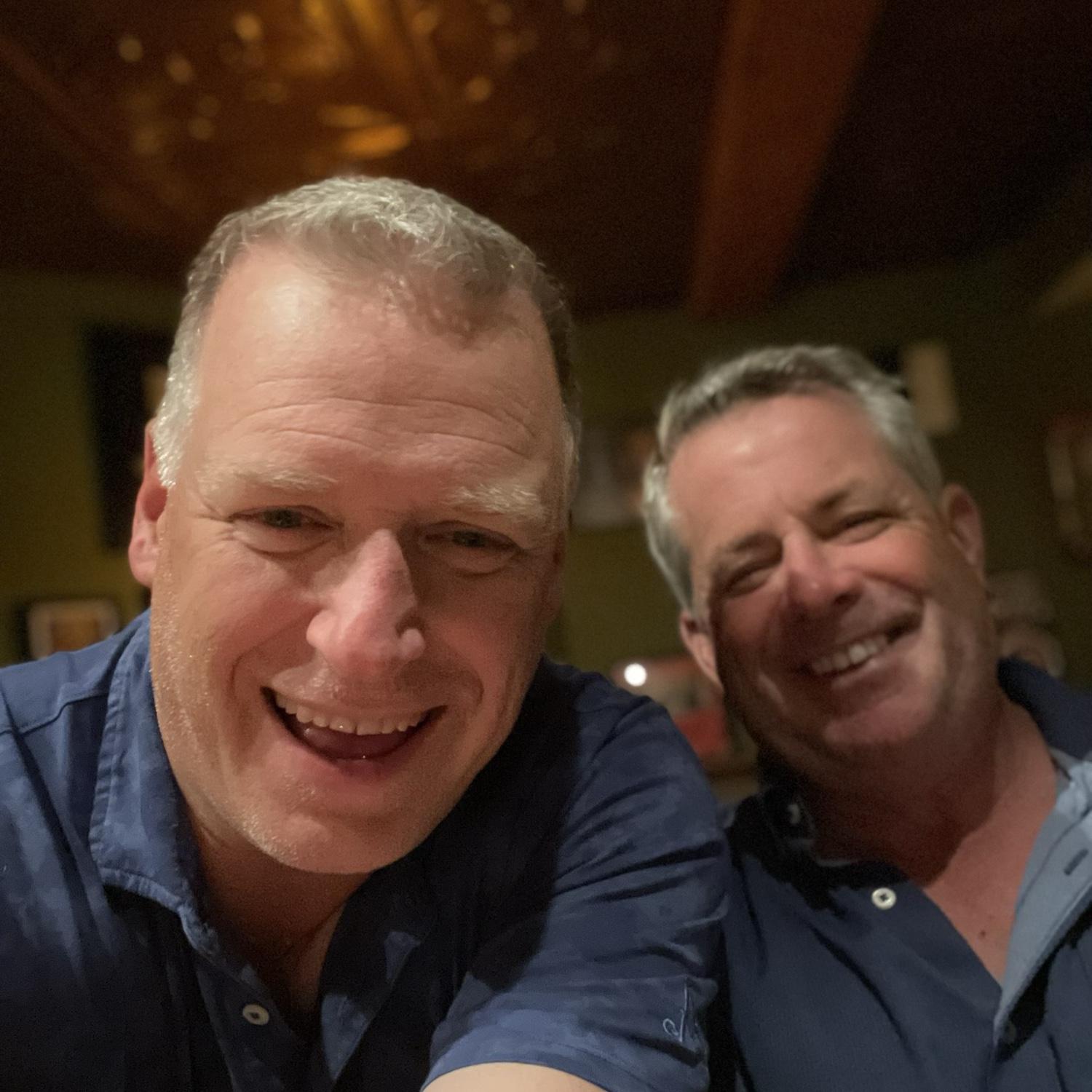 Todd & Rich in Amos's Pub