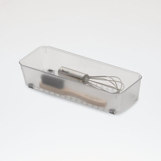 Spectrum Hexa 3"x9" Clear Frost In-Drawer Organizer