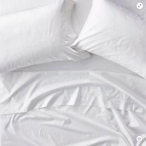 Casaluna™ - Queen 600 Thread Count Sateen Sheet Set White
