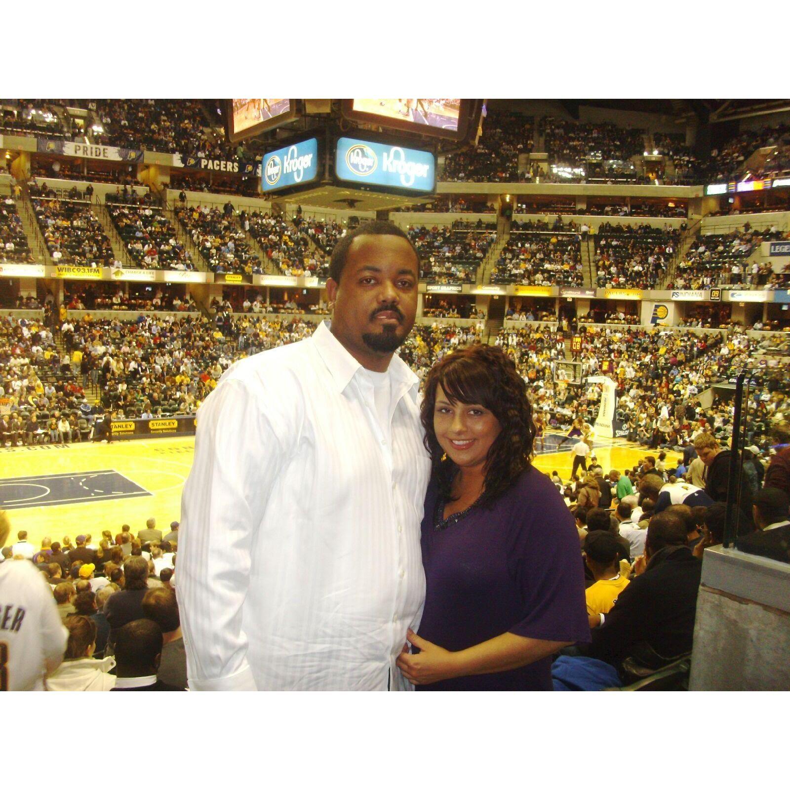Lakers game, 2009