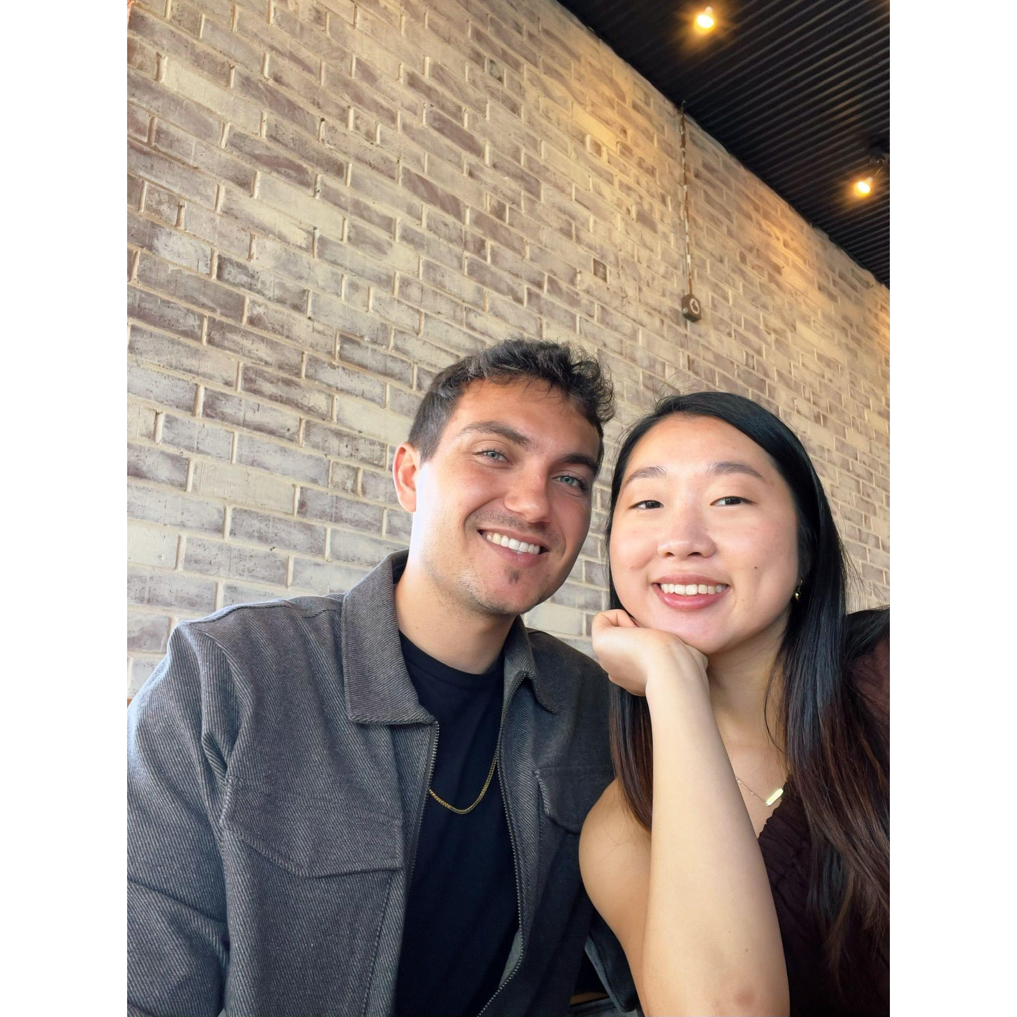 10.15.2022 - On one of our many coffeeshop hopping dates. This one is from Grey Squirrel