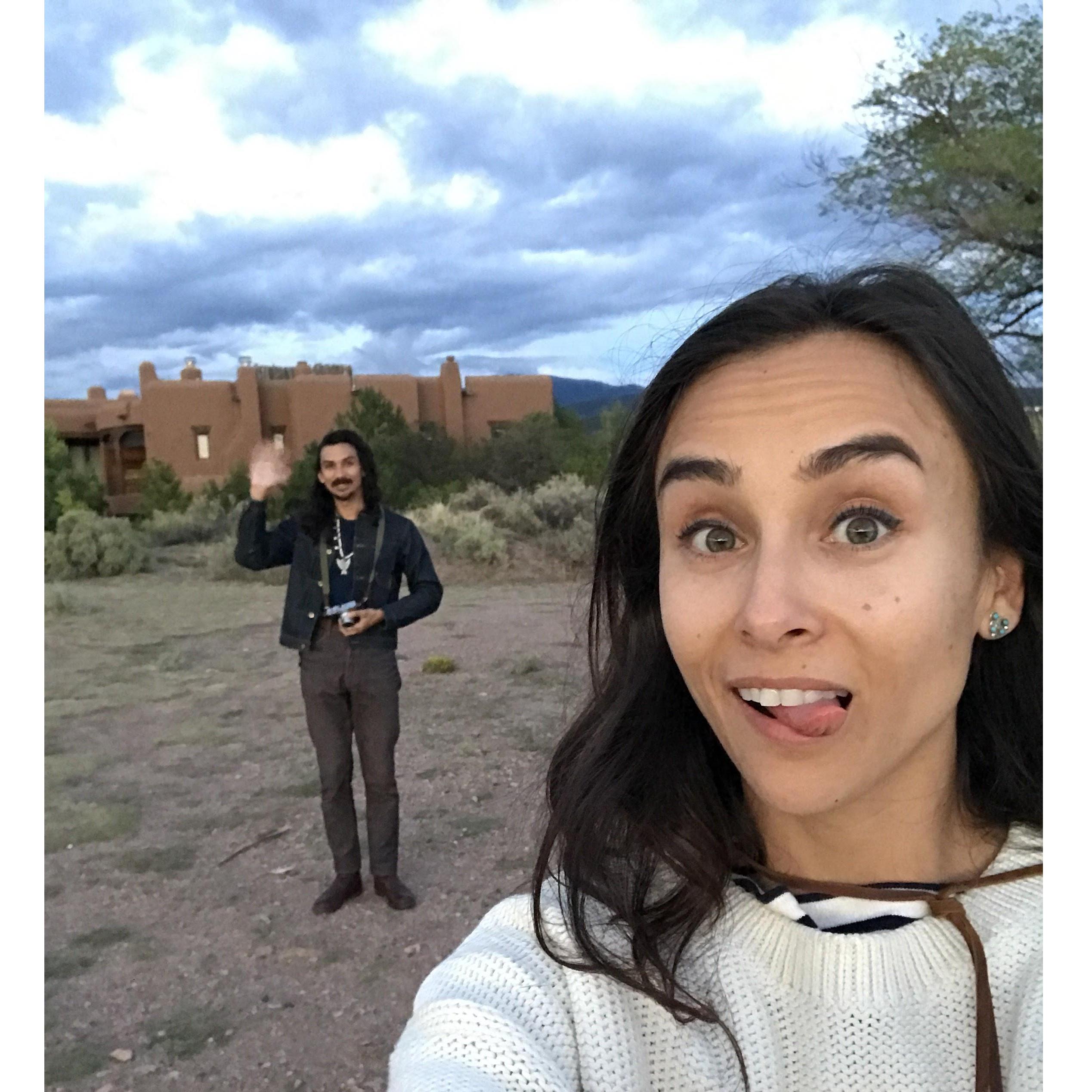 First time in Santa Fe.