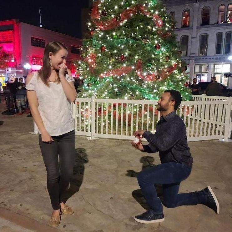 She said yes!!