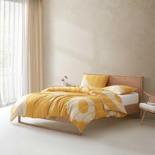 Vesi Unikko Cotton Sateen 3-Piece Duvet Cover Set