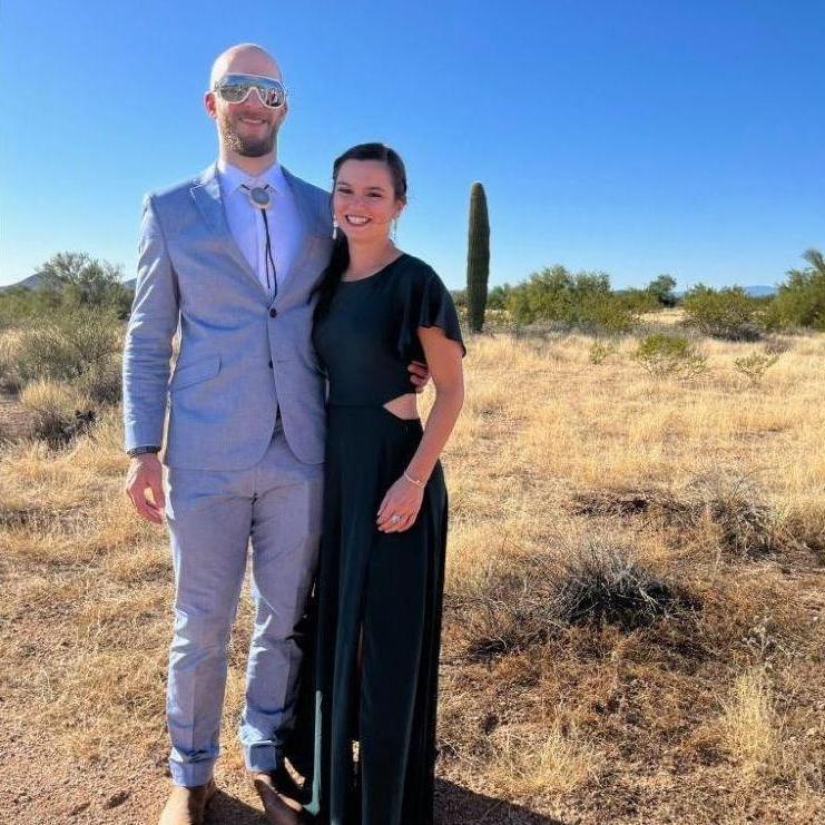 In Arizona for Dan & Felicia's wedding.