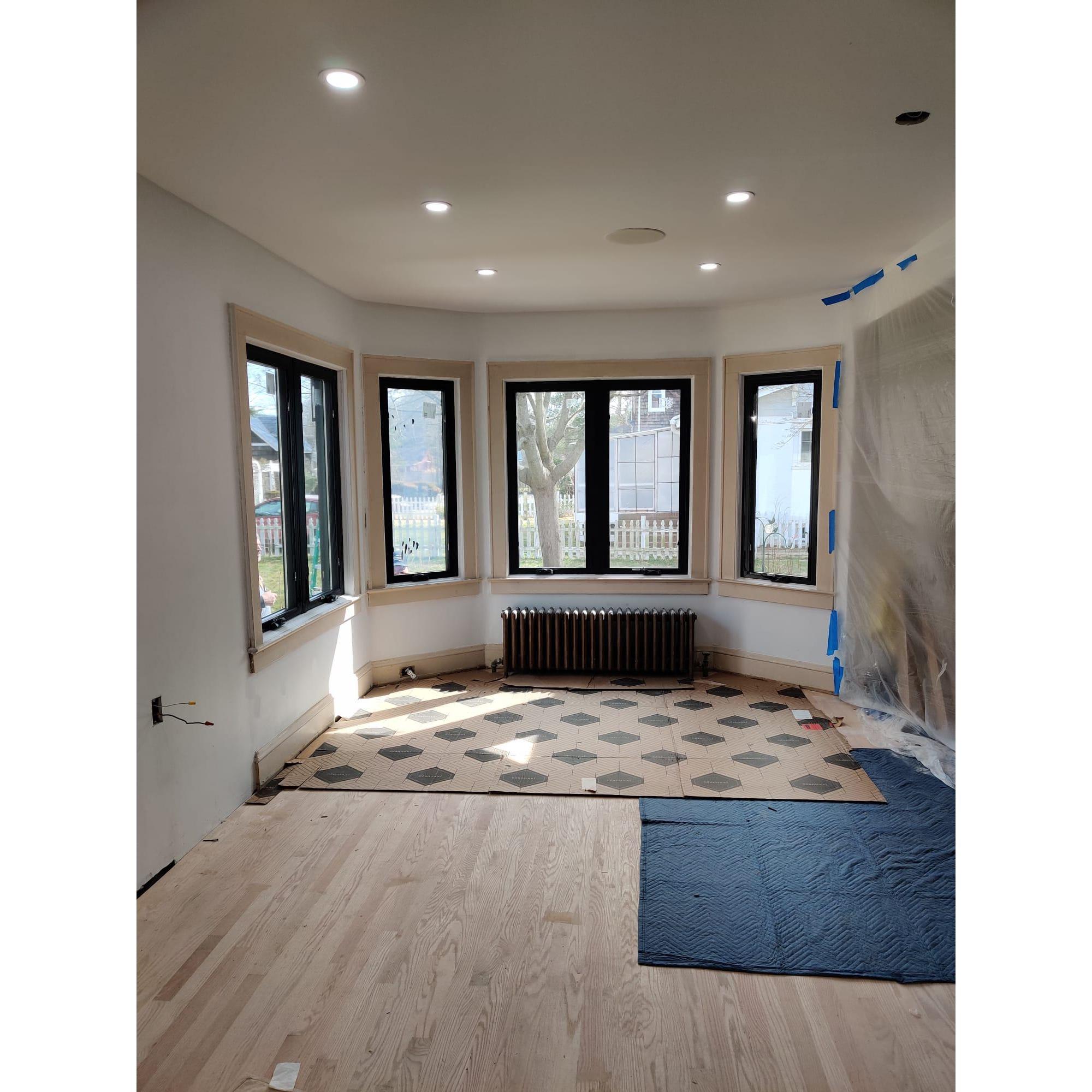 new windows for breakfast nook