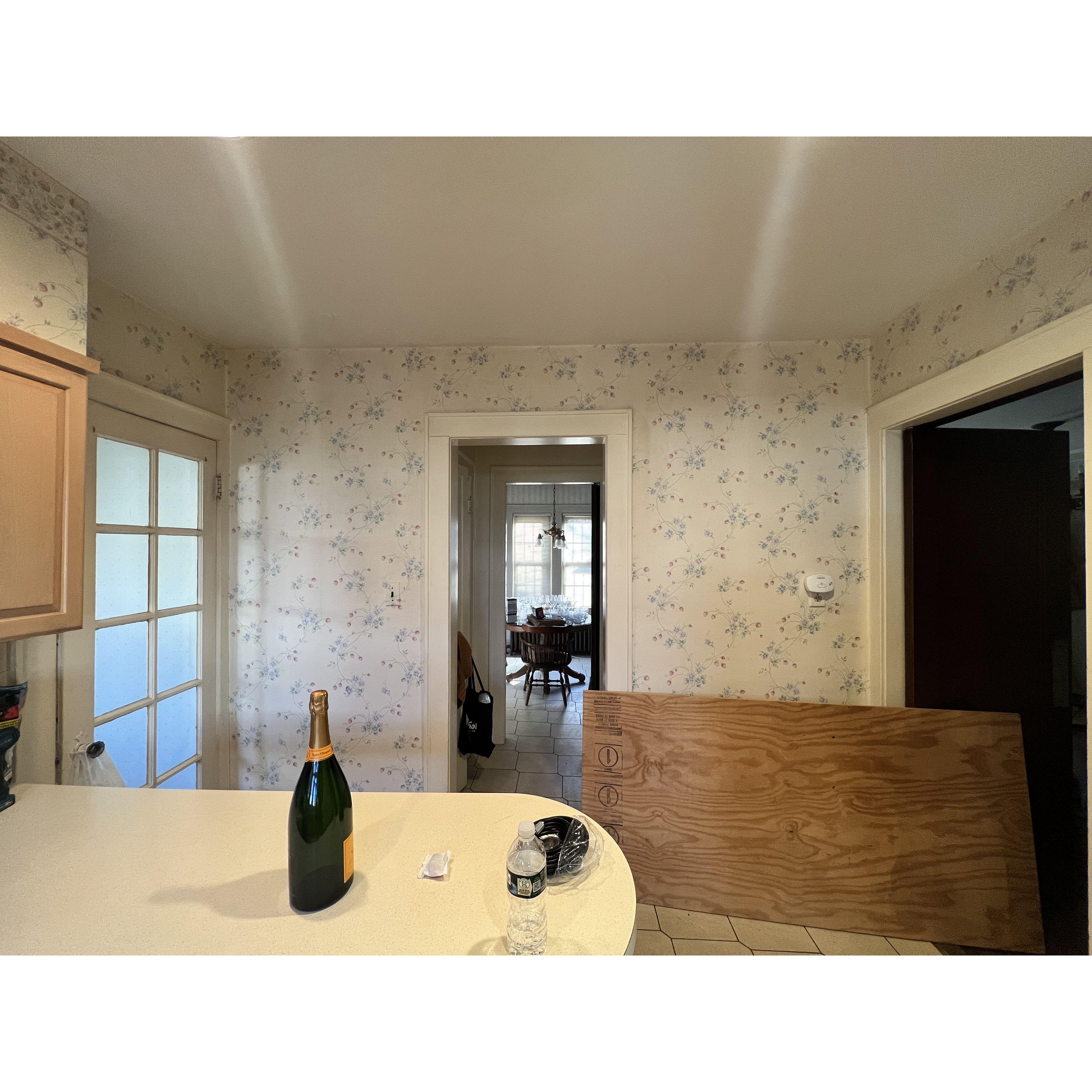 old kitchen to laundry