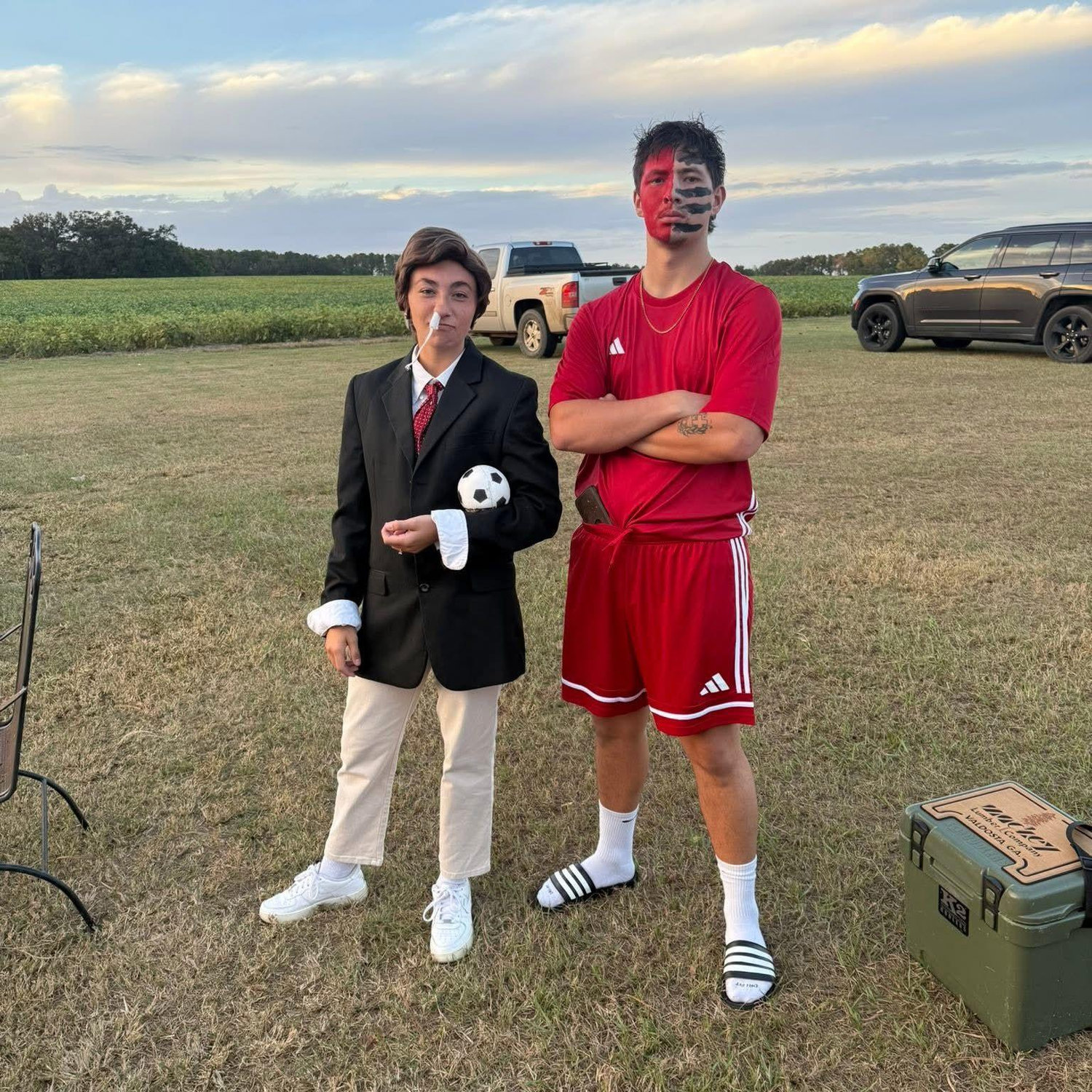 John and Taylor's party. We went as Sam's favorite movie," She's the Man".