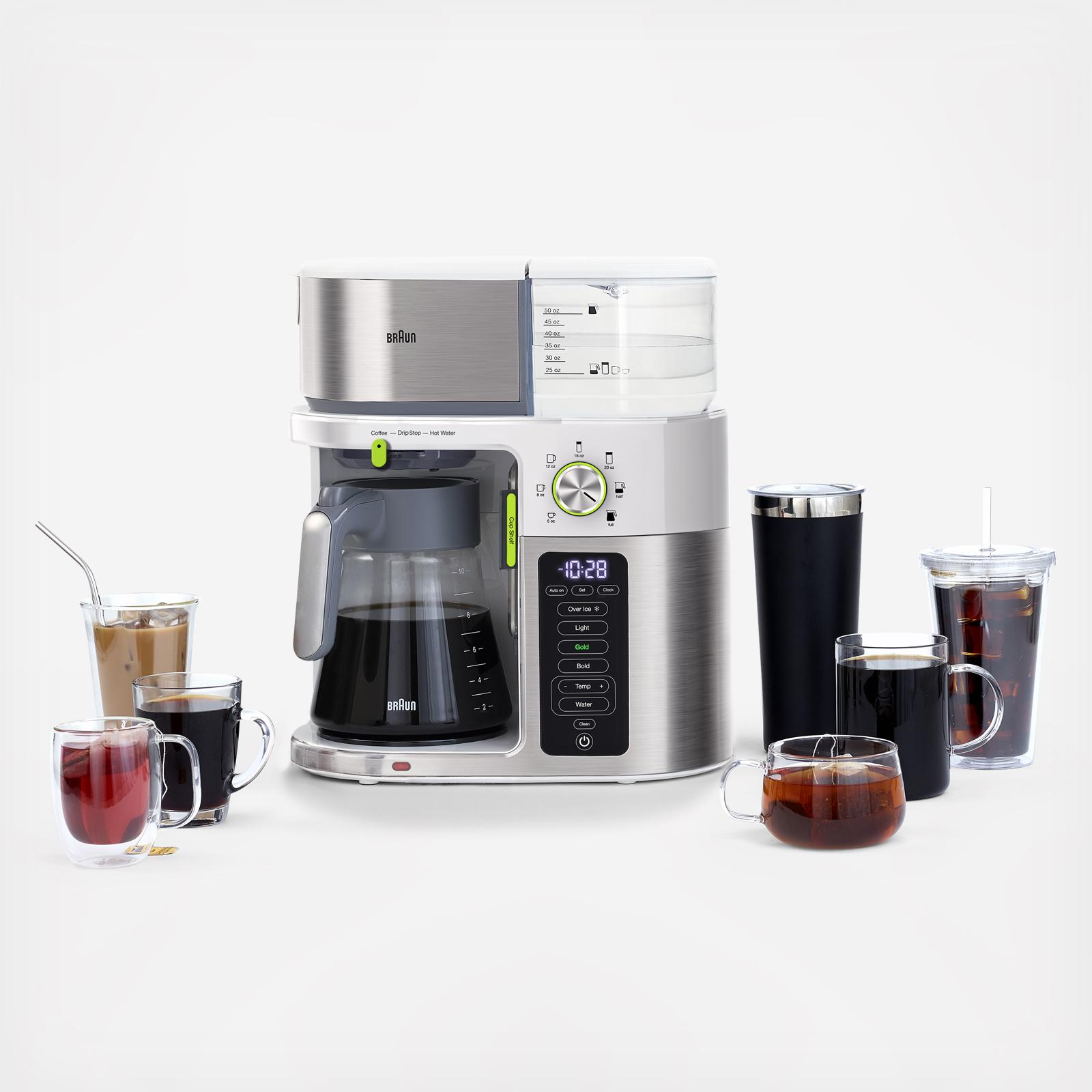 Braun, Multiserve Coffee Maker With Hot Water Spout | Zola