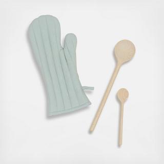 Simple Linen Oven Mitt