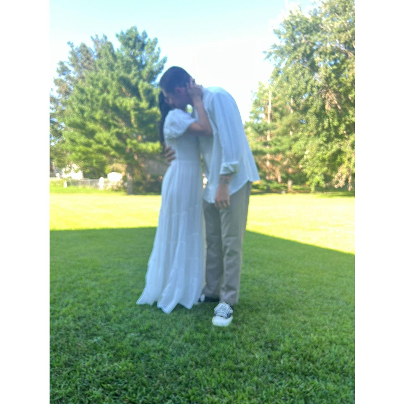 In case you didn't know.. we eloped last year! God called us into marriage, we listened and decided to elope in a very intimate environment, before taking the last year to plan our big wedding!