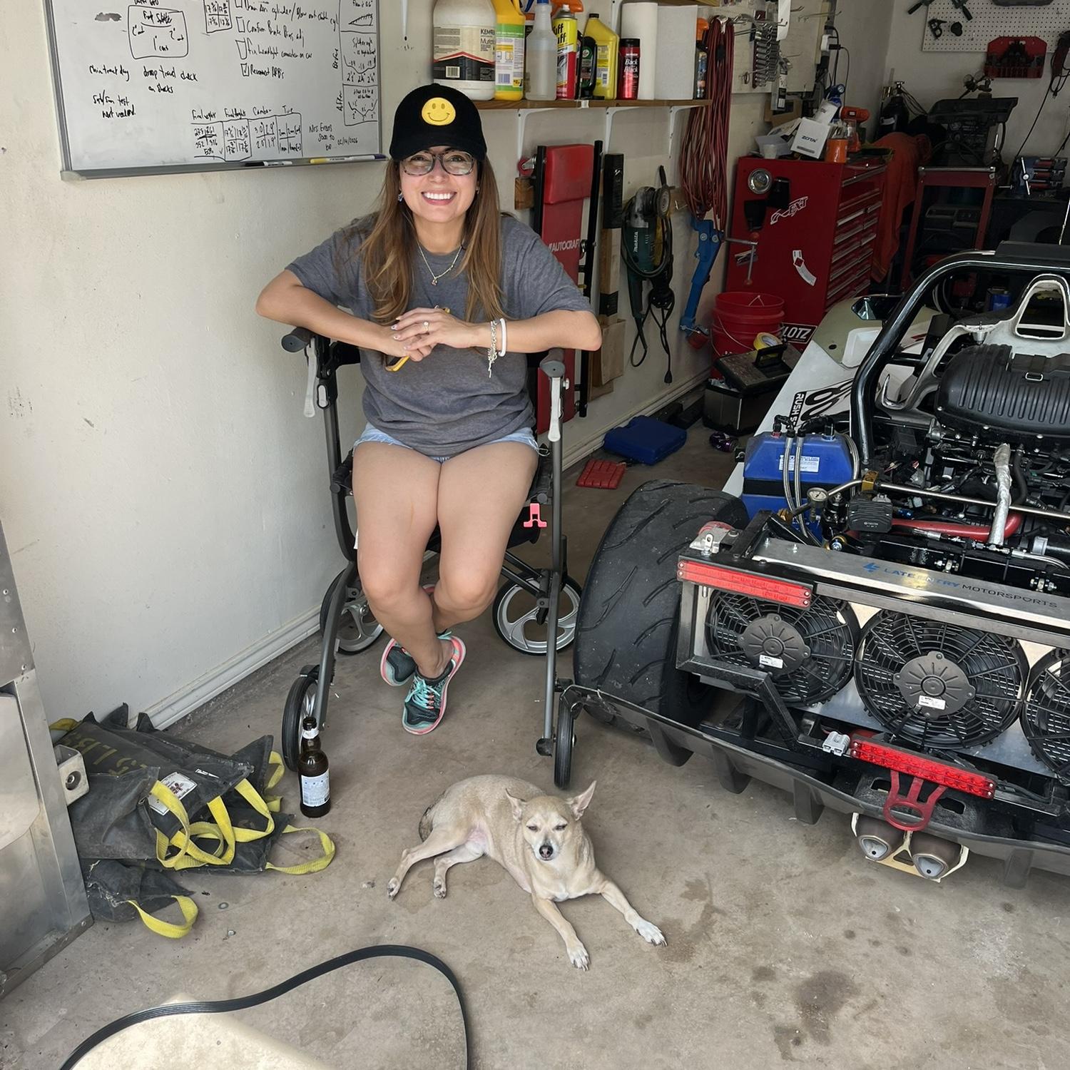 Zazu and Pavo being the best pitcrew for Matt