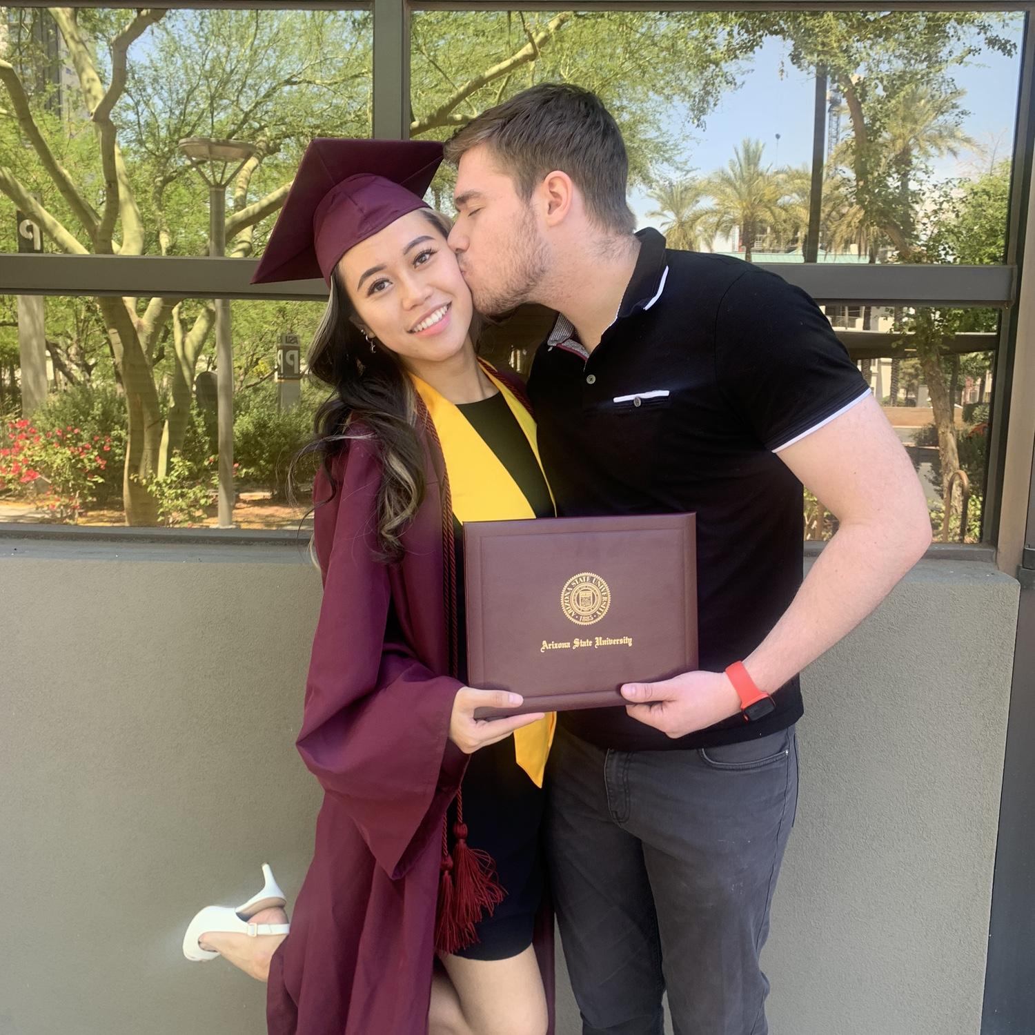 Bachelor of Science in Nursing obtained! Nurse Kelly is ready for the field.