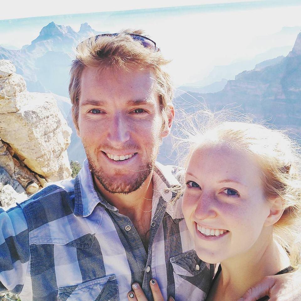 A year after our first date, we visited southern Utah and took this picture at the North Rim of the Grand Canyon.