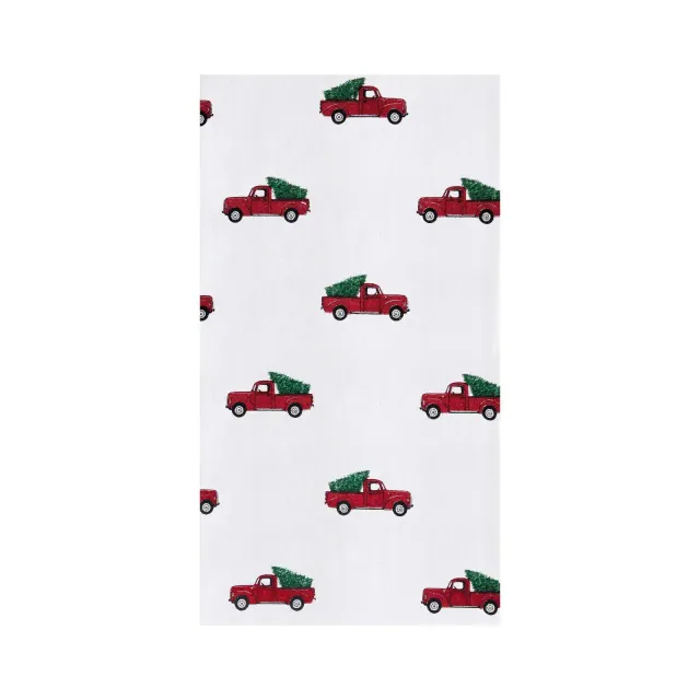 C&F Home Red Truck Printed Flour Sack Kitchen Towel Dishtowel