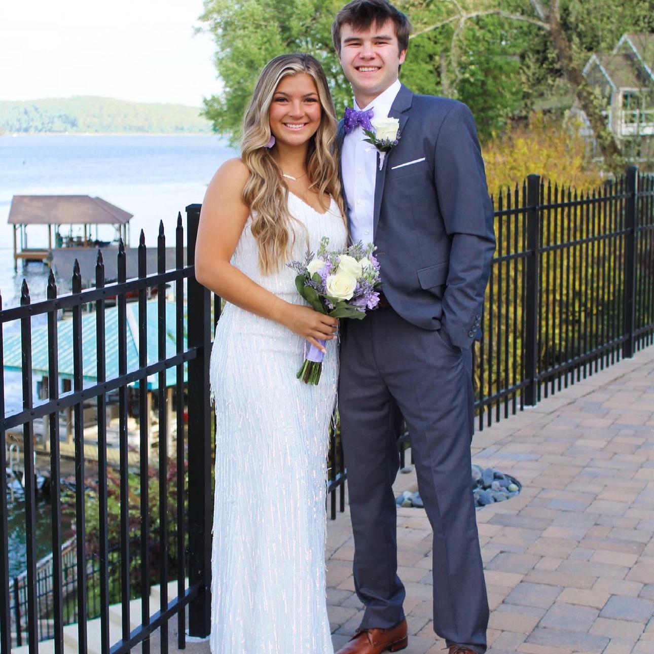 April 18th was the first time we went to prom together which ALSO happens to be our wedding date!