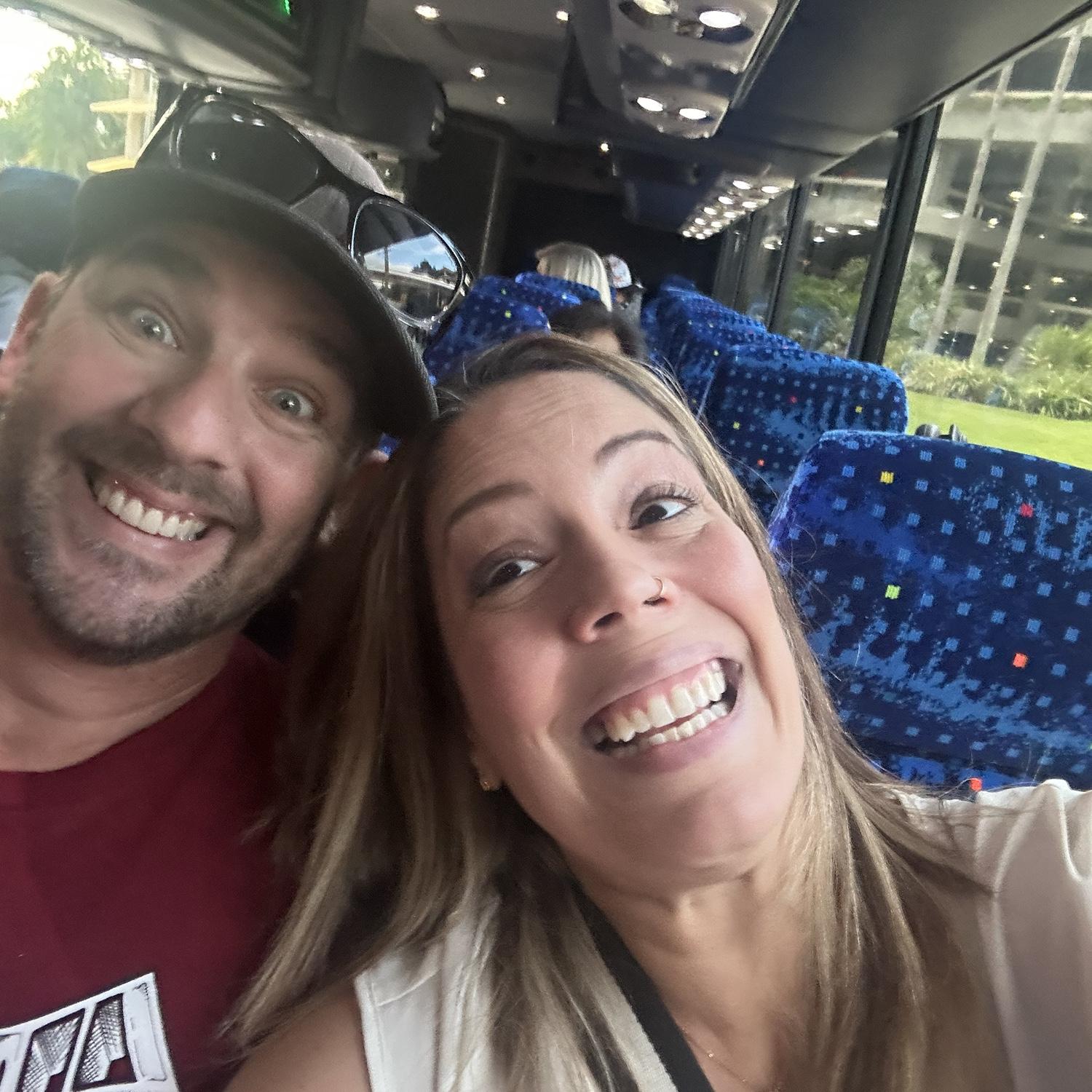 Travel buddies! Always excited once we met our destination!