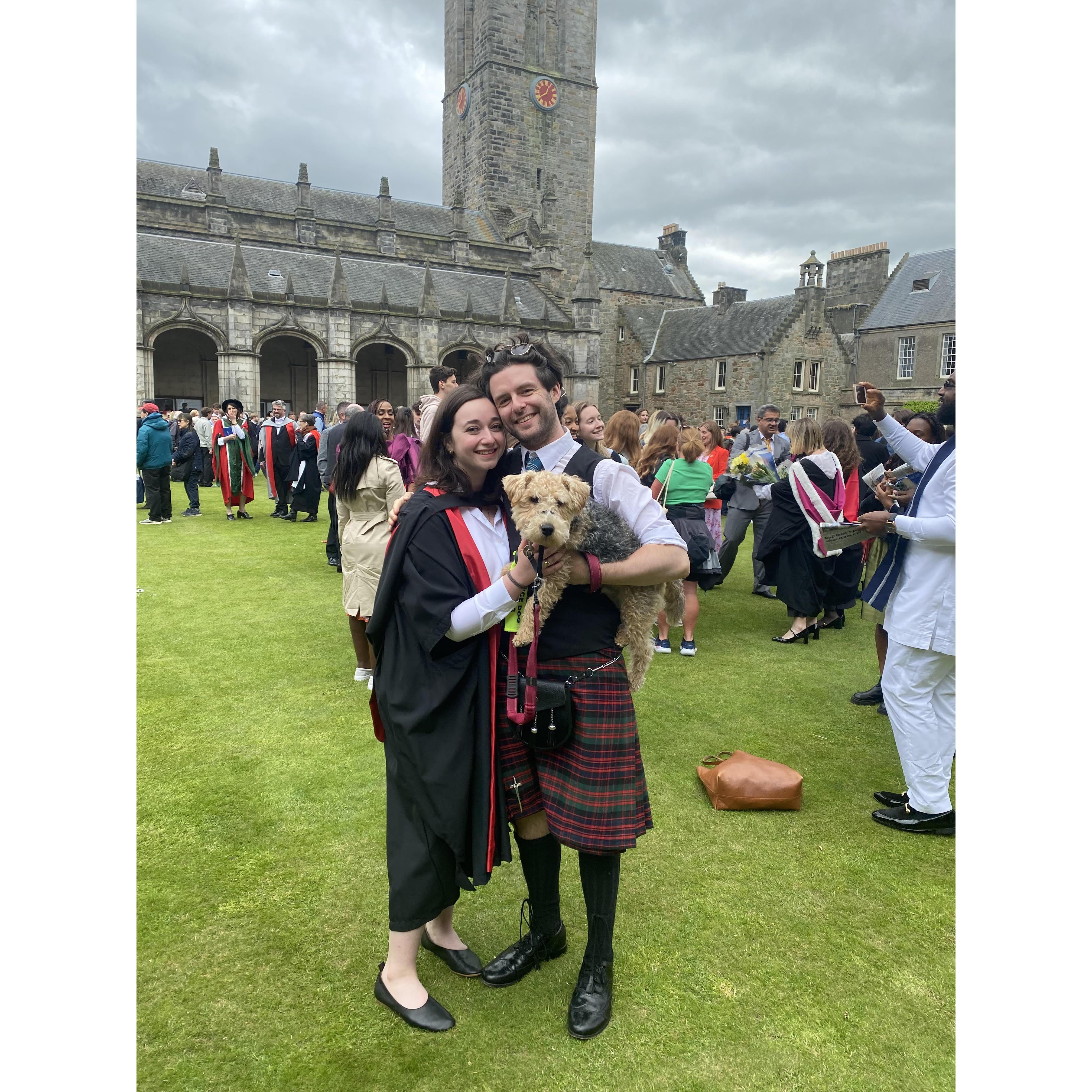Emery's St Andrews graduation