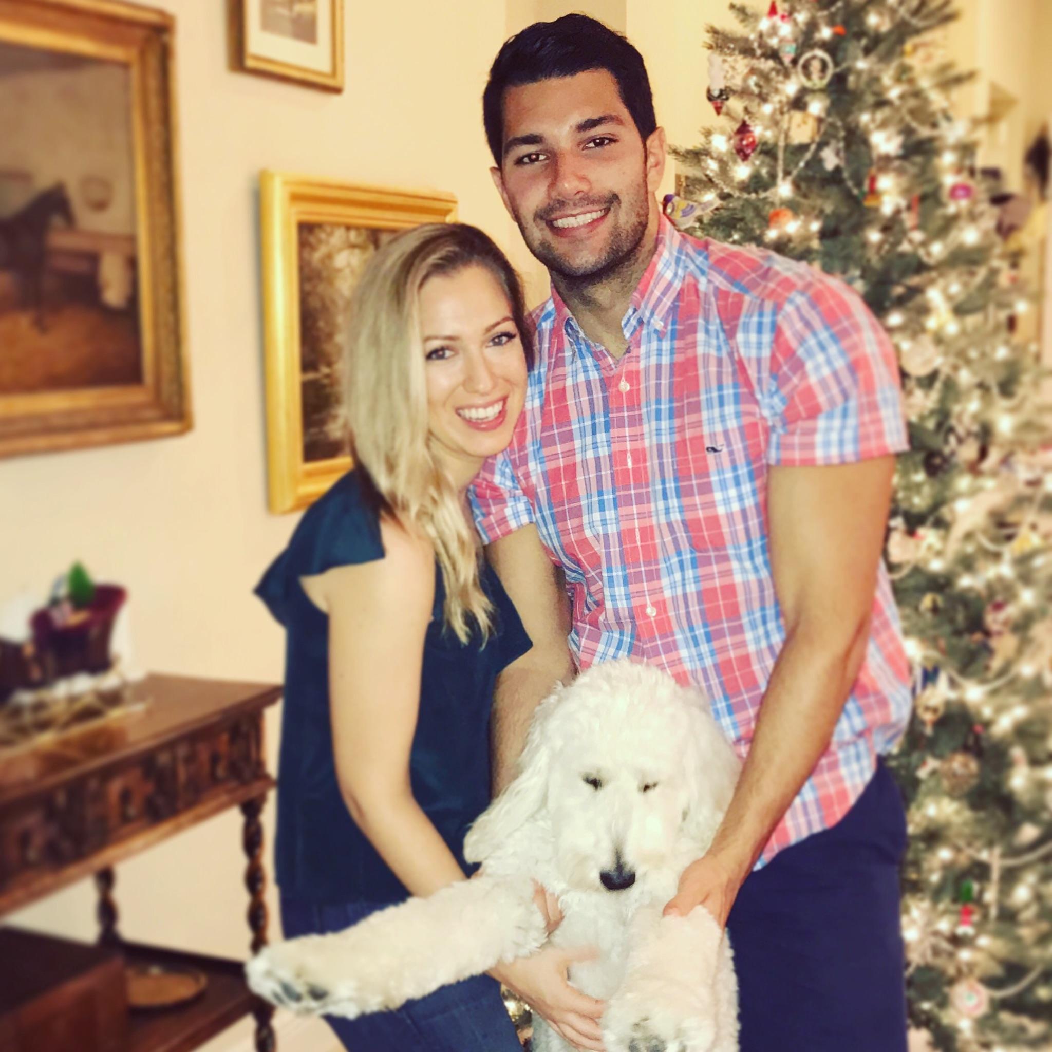First Christmas together with the family Chloe