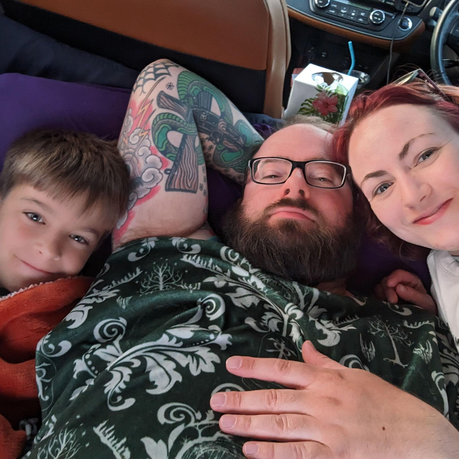 Rob and Lucas's first time at the Drive-In, we saw Fellowship of the Ring (and Lucas was asleep before they made it to Rivendell)