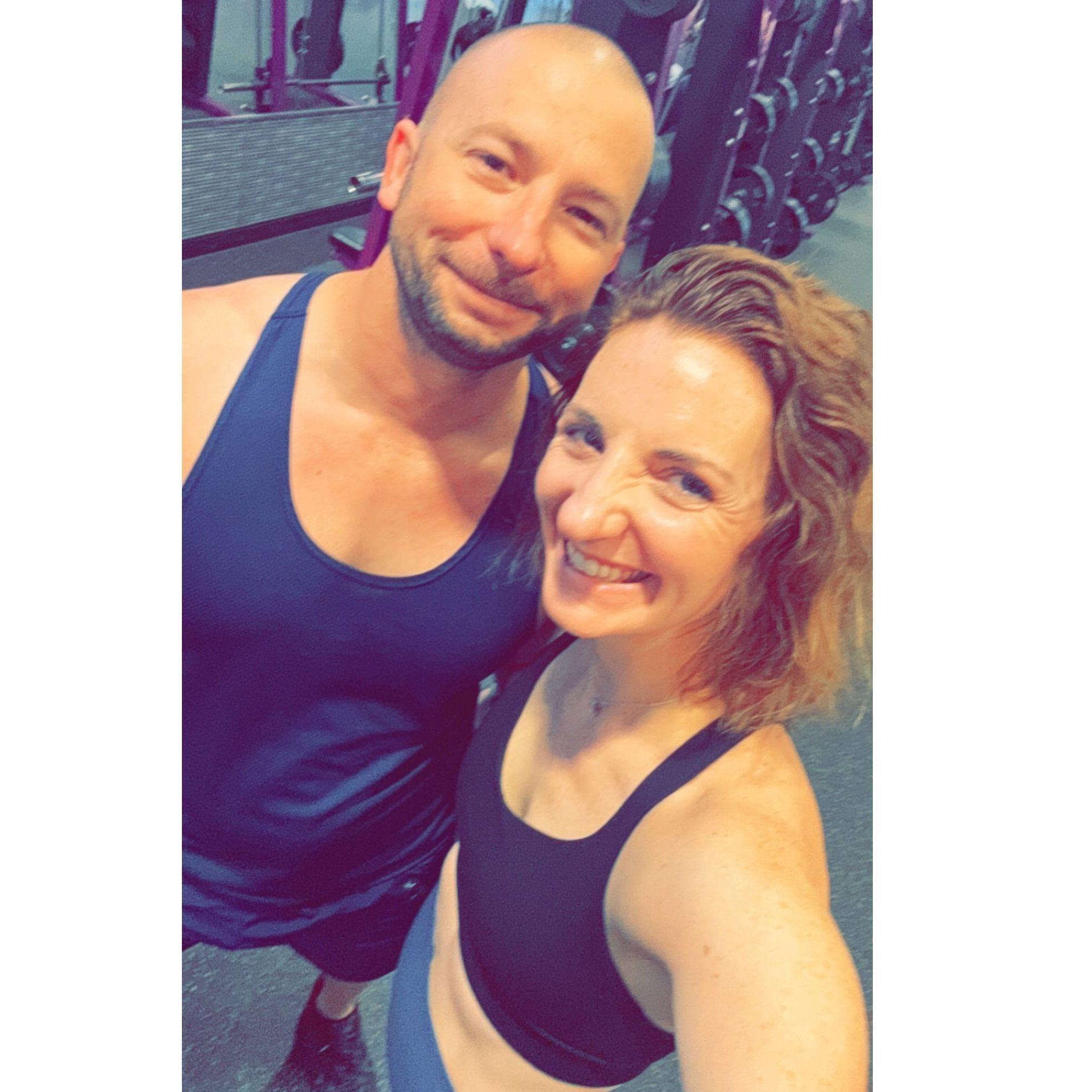 We love gym time together. August 2024.