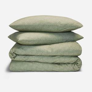 Brooklinen Classic Percale Duvet Set - Calm Waters in Tonal Fresh Moss