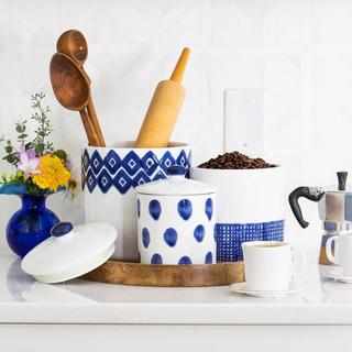 Santorini 3-Piece Canister Set