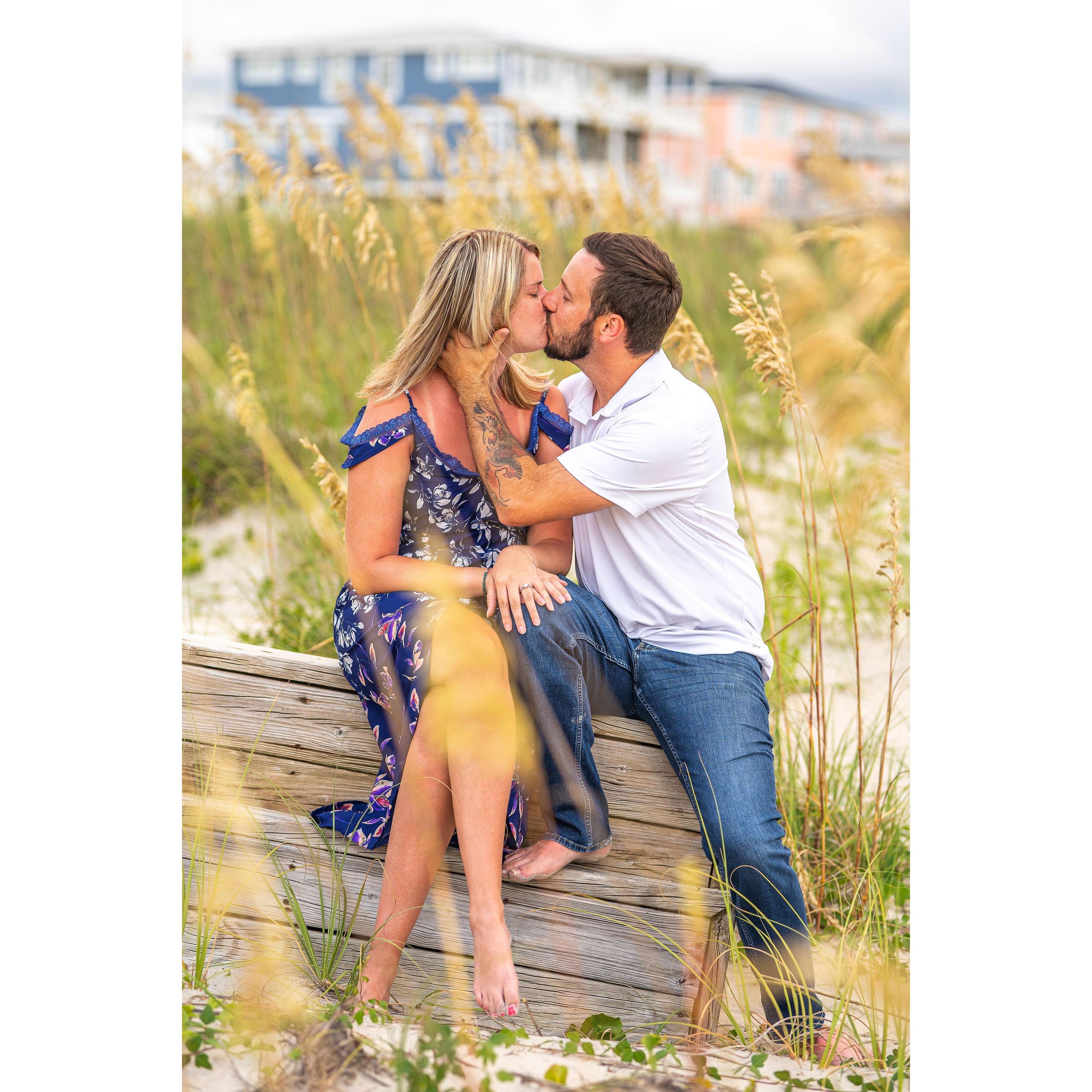 Engagement Session at Oak Island, North Carolina