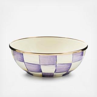 Violet Check Everyday Bowl