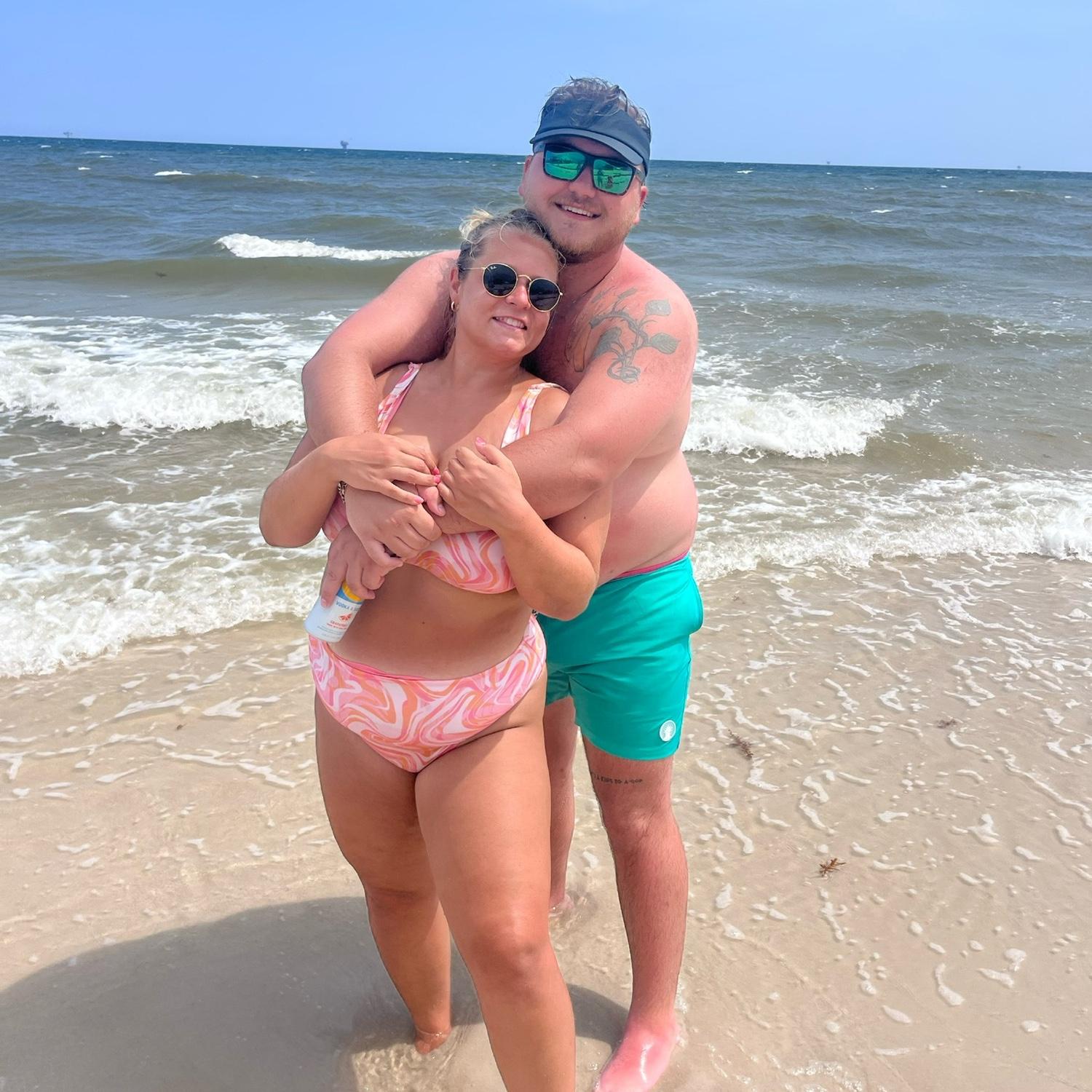 Our first trip together to Dauphin Island, Alabama summer 2022 with Abby’s family