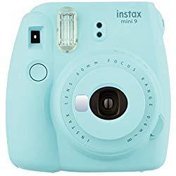 Fujifilm Instax Mini 9 Instant Camera Ice Blue w/ Fujifilm 120 Film Pack