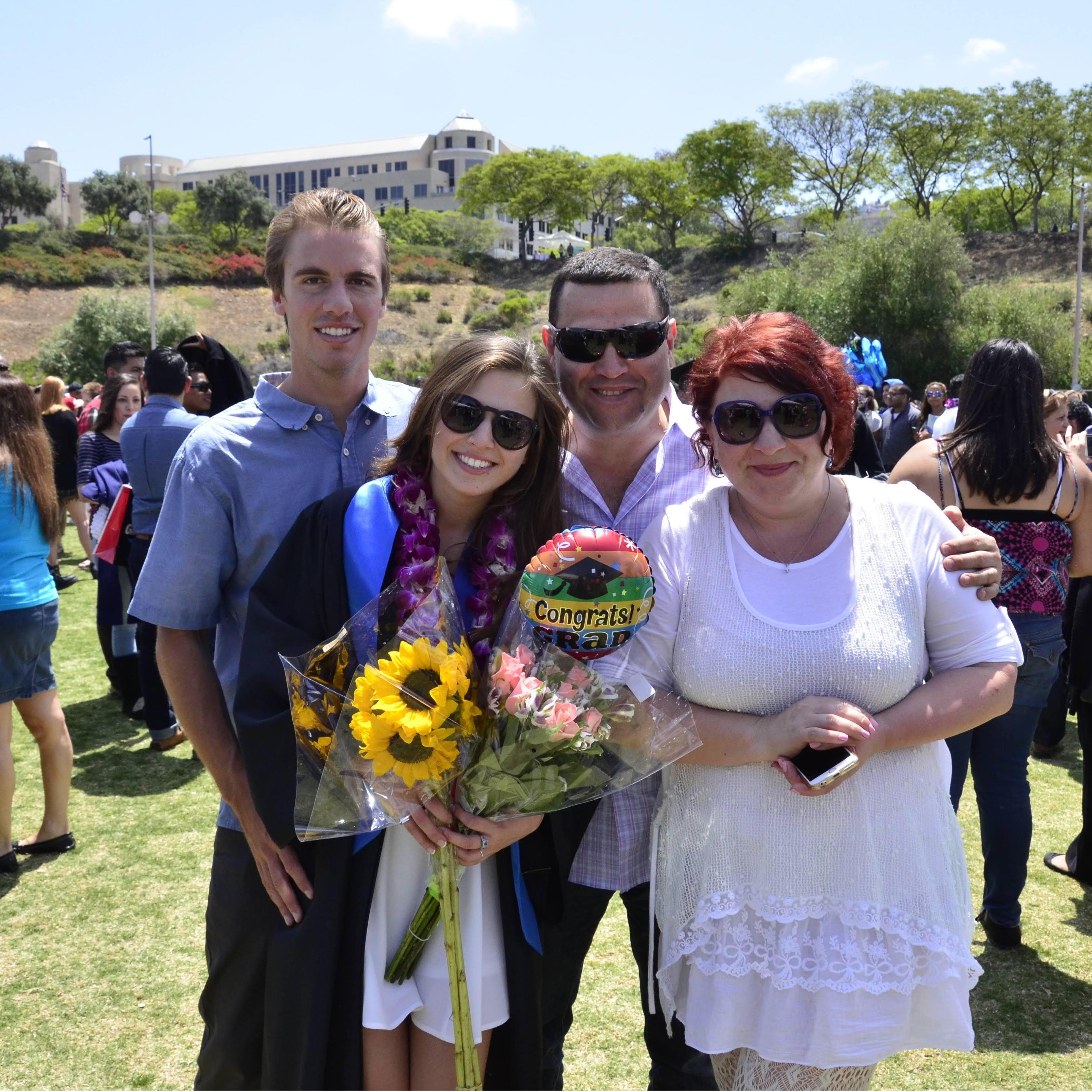 My college graduation from California State University, San Marcos!