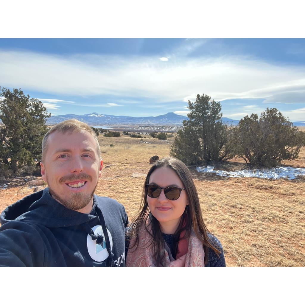 Scoping out Ghost Ranch as a wedding venue