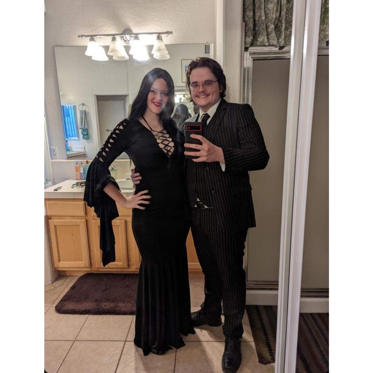 Gomez & Morticia Addams for Halloween!