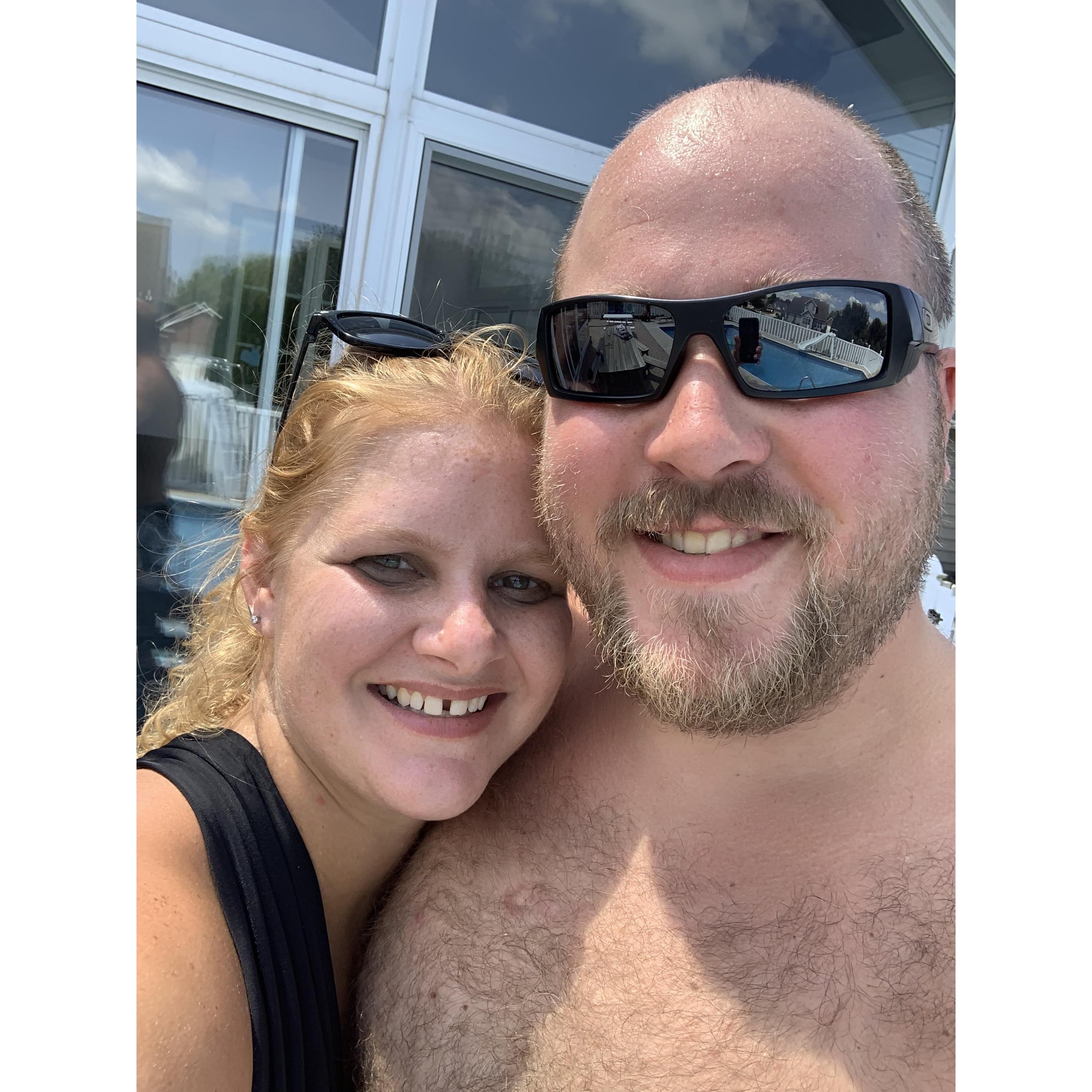 Hangin' by the pool