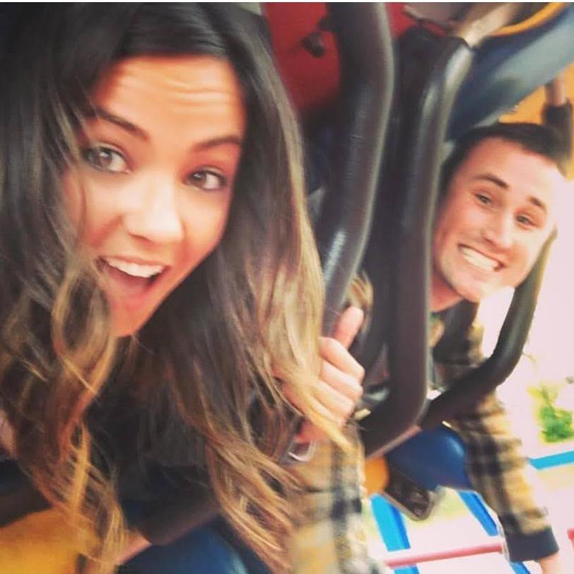 Our first rollercoaster ride together and one of my first ever "significant" rollercoaster rides- October 2015