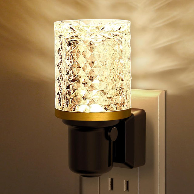 L LOHAS LED Night Light, 2 Pack Dimmable Night Lights Plug into Wall, Automatic Night Lights Plug in with Auto Light Sensor, 0-100LM Adjustable Brightness 3000K Night Light, for Bedroom Hallway Decor