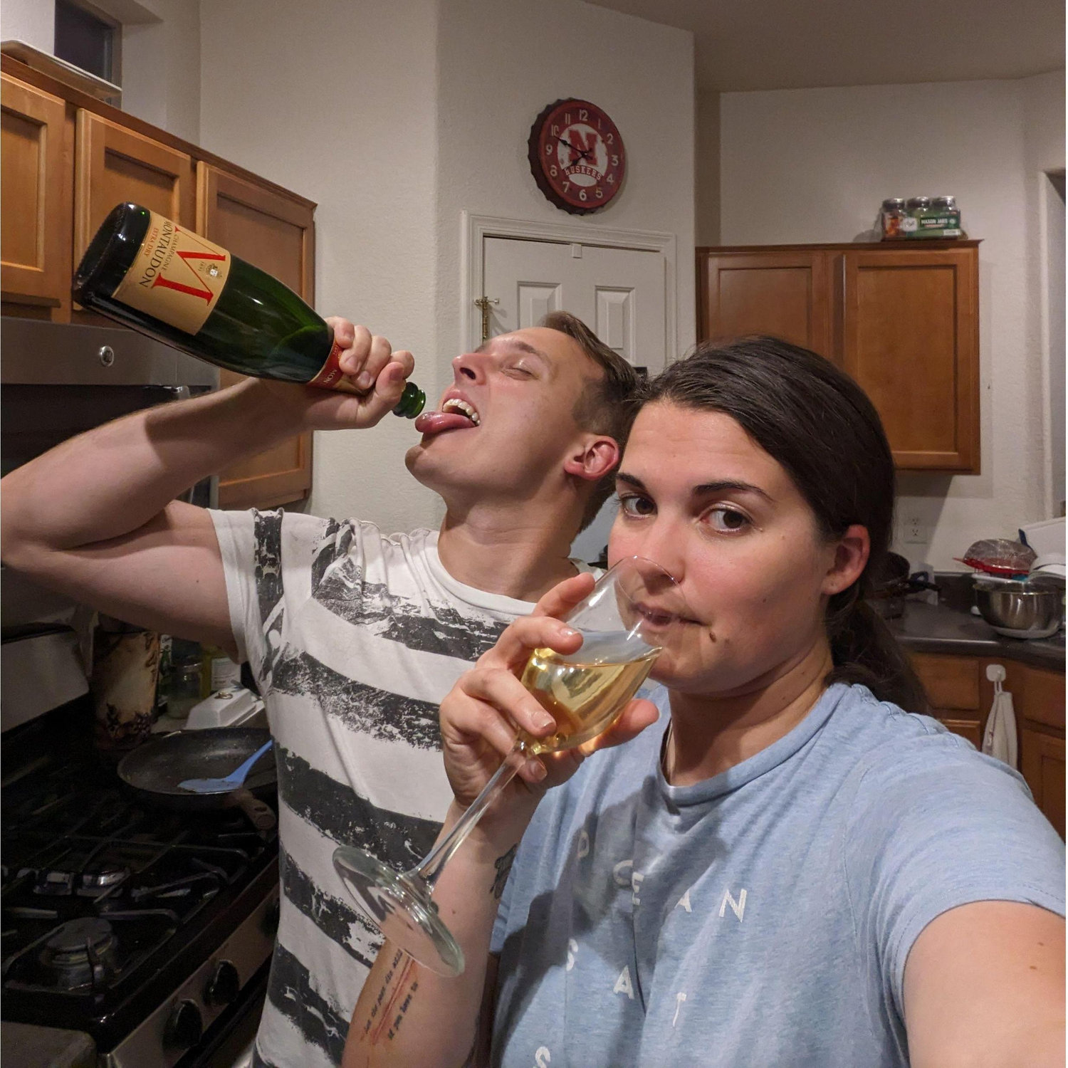 Celebrating Brandon getting Staff Sergeant!