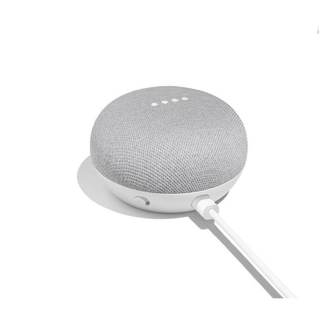 Google Nest Mini 1st Generation Bluetooth Speaker (International Version) with US Power Adapter (Chalk), GG1STAPG1