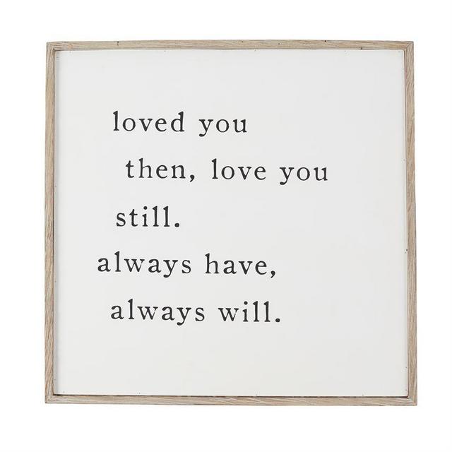LOVE YOU ALWAYS PLAQUE