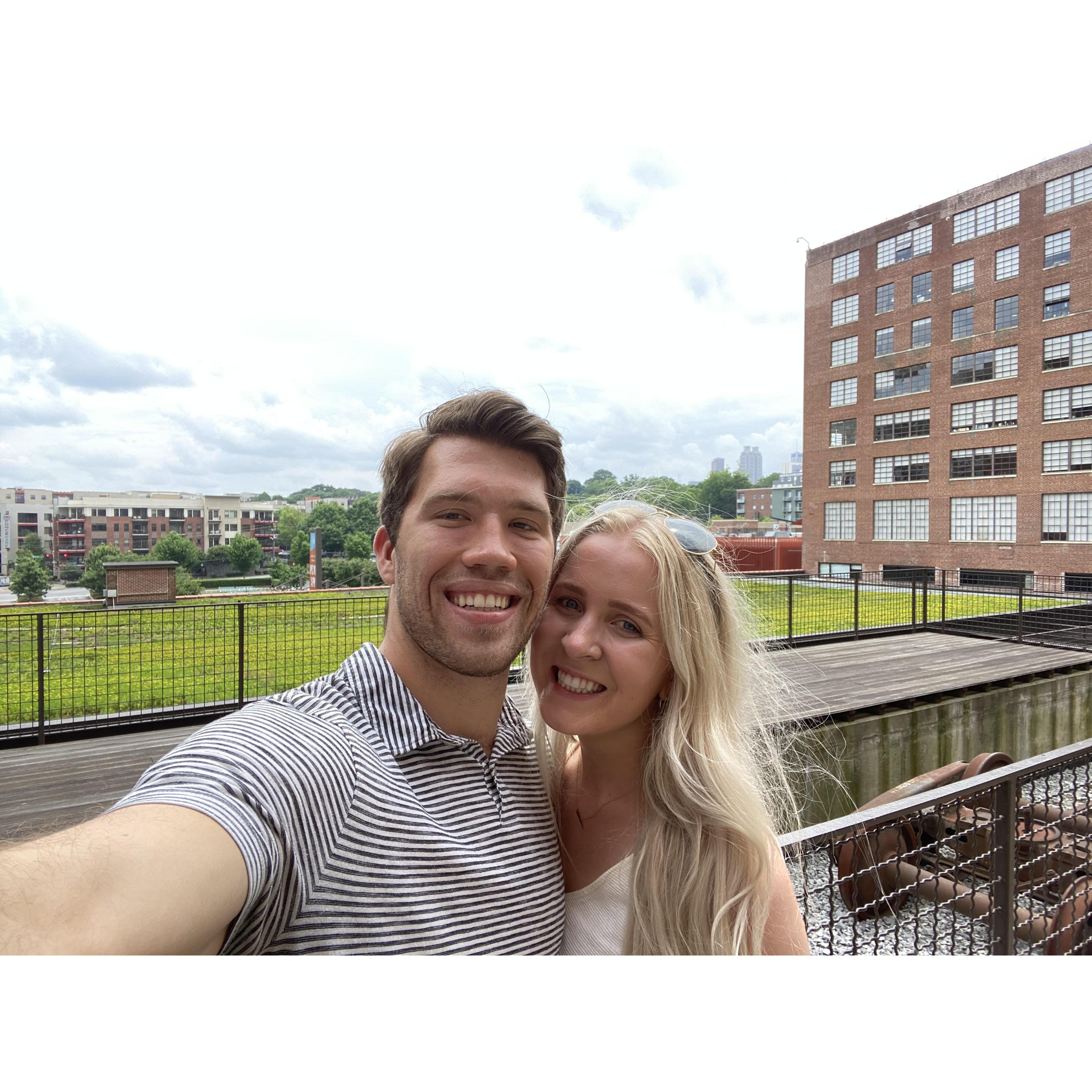 Lindsay's first trip to Atlanta